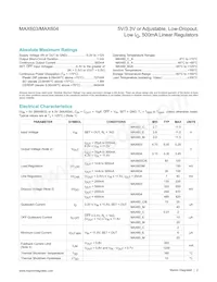 MAX604ESA/GG8 Datasheet Page 2