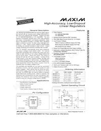 MAX688ESA+T Datasheet Cover