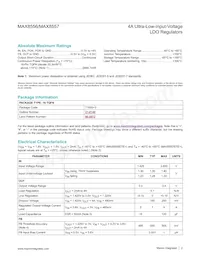 MAX8556ETE/V+T Datasheet Page 2
