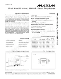 MAX8866TEUA-T Datasheet Cover