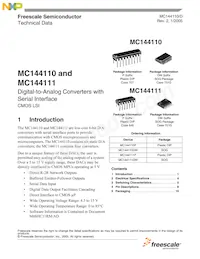 MC144111DWR2 Datenblatt Cover