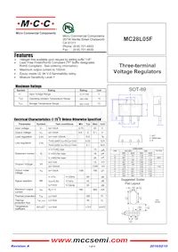 MC28L05F-TP Datasheet Cover