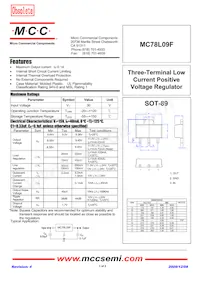 MC78L09F-TP Datenblatt Cover