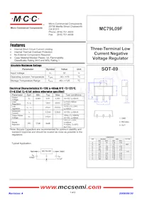 MC79L09F-TP Datasheet Cover
