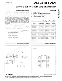 MX7224TD Datasheet Cover