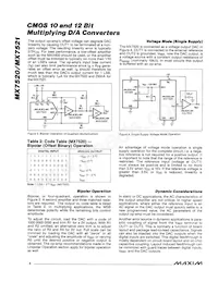 MX7521TD Datasheet Page 4