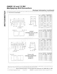 MX7521TD Datasheet Page 8