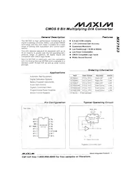 MX7523KCWE+ Datenblatt Cover