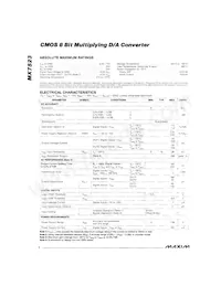 MX7523KCWE+ Datasheet Pagina 2
