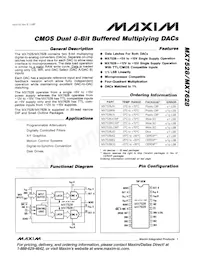 MX7528SD Datasheet Cover