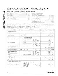 MX7528SD Datasheet Page 2