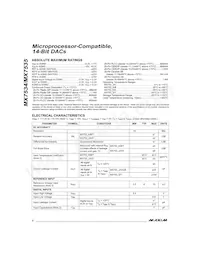 MX7534J/D Datasheet Page 2