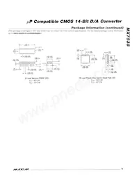 MX7538KCWG+T Datasheet Page 11