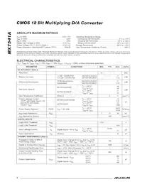 MX7541ATD Datasheet Page 2