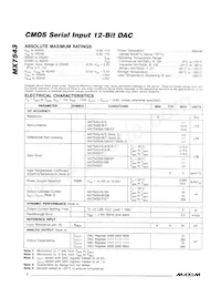 MX7543JN Datasheet Page 2