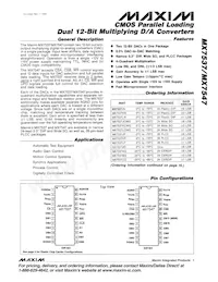 MX7547KEWG+T Datasheet Cover