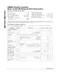 MX7547KEWG+T Datasheet Page 2