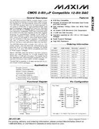 MX7548KCWP+T Datasheet Copertura