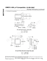 MX7548KCWP+T Datasheet Page 12