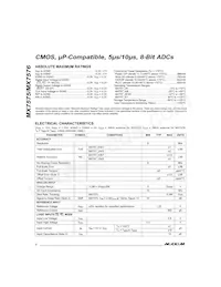 MX7576KEQP+T Datasheet Page 2