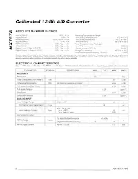 MX7578KCWG+ Datasheet Page 2