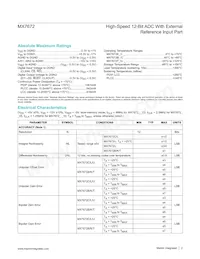 MX7672KN03 Datasheet Page 2