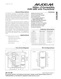 MX7821K/D Datasheet Cover