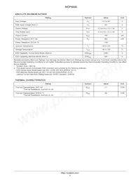 NCP4640H080T1G Datasheet Page 3
