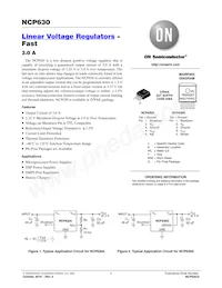 NCP630GD2TR4 Datasheet Cover