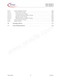 PEB 20256 E V2.2 Datasheet Pagina 12