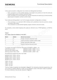 PEB2075N-V13TR Datasheet Page 16