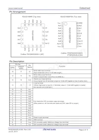 R2A20169NP#W5 Datasheet Page 2