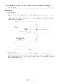 S-1112B55PI-L7OTFG Datasheet Page 14