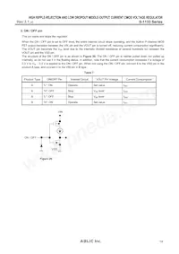 S-1133B60-U5T2U Datasheet Page 19
