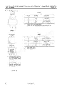 S-1170B55UC-OUOTFU Datasheet Page 6