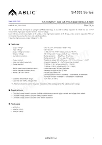 S-1333D35-M5T1U3 Datasheet Cover