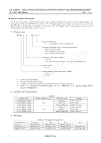 S-1741C21-M5T1U4 Datasheet Page 4
