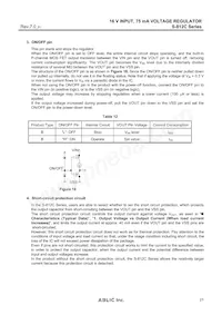 S-812C50AY-B-G Datasheet Page 21