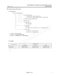 S-814A60AUC-BDYT2G Datasheet Page 3