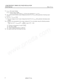 S-818A40AUC-BGUT2U Datasheet Page 8