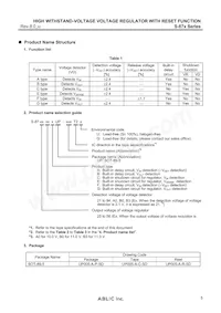 S-875294CUP-AHCT2U Datasheet Page 5