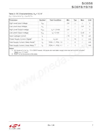SI3010-FSR Datasheet Page 7