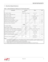 SI3210-GT Datasheet Page 3
