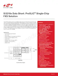 SI32183-A-GM Datasheet Cover