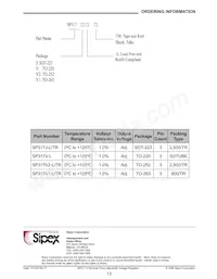 SP317V2-L/TR Datasheet Page 13