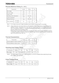TA48S00AF(T6L1 Datasheet Pagina 3