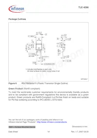 TLE4290GATMA1 Datasheet Pagina 14