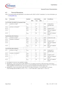 TLE72742GATMA1 Datenblatt Seite 7