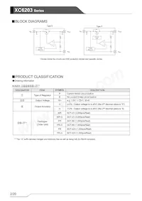 XC6203P602PR-G Datasheet Page 2