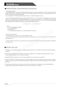 XC6220D501PR-G Datasheet Page 12
